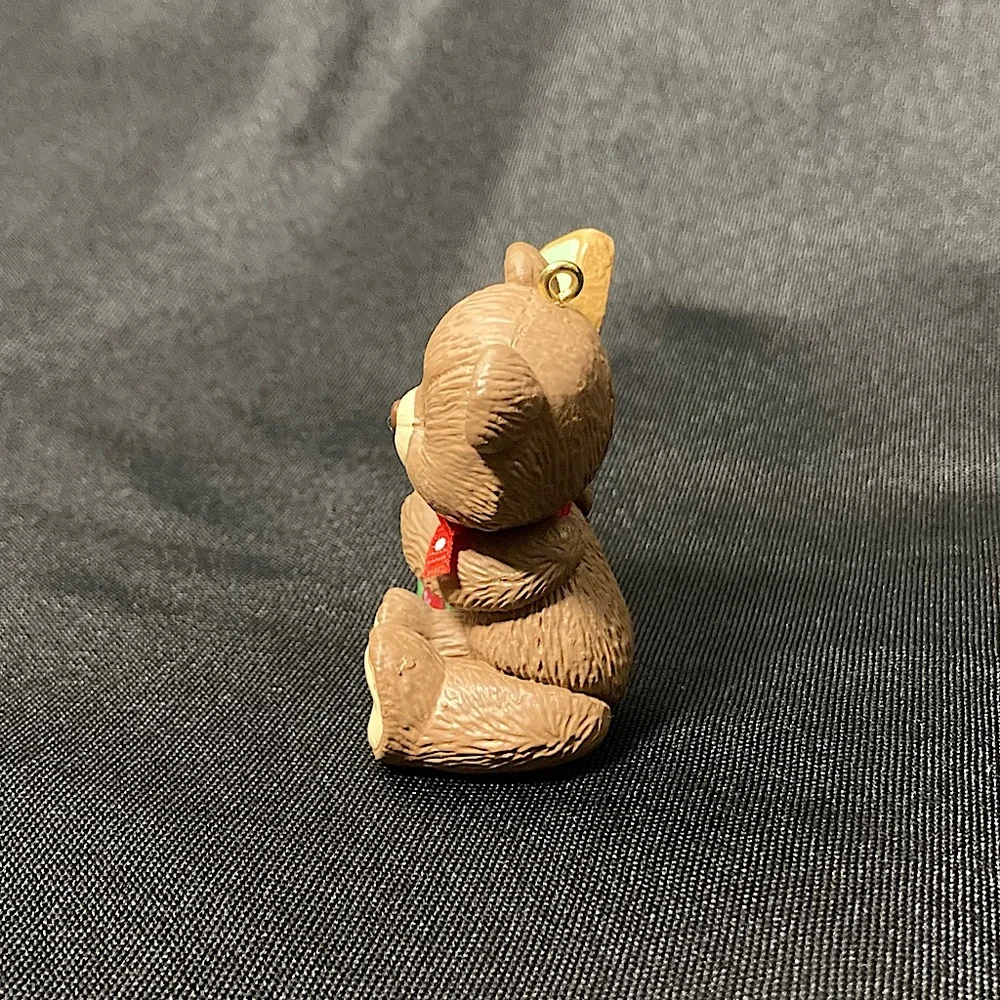 💚 Vintage Hallmark Keepsake ornament Child’s Second Christmas 1996 Teddy Bear